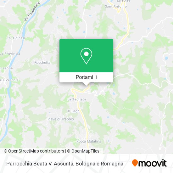 Mappa Parrocchia Beata V. Assunta