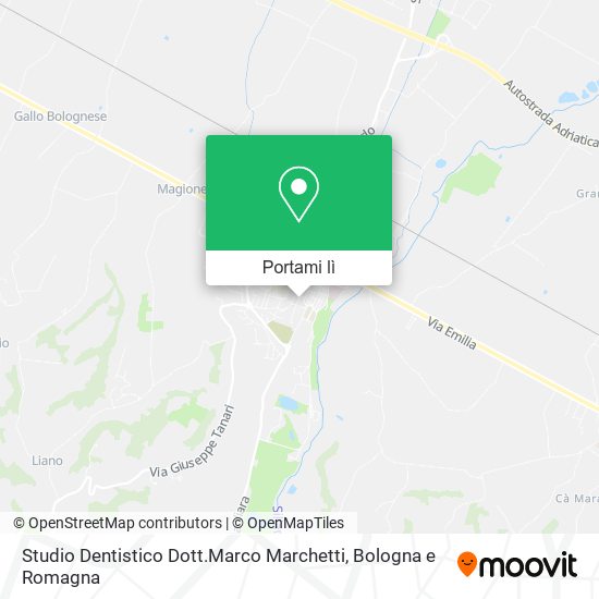 Mappa Studio Dentistico Dott.Marco Marchetti