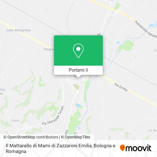 Mappa Il Mattarello di Mami di Zazzaroni Emilia