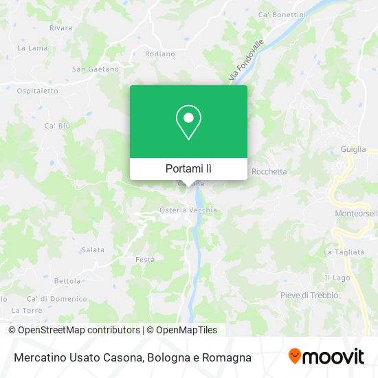 Mappa Mercatino Usato Casona