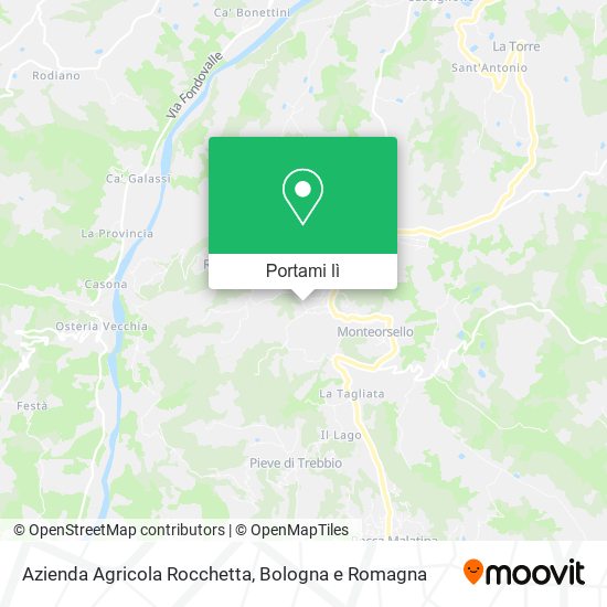 Mappa Azienda Agricola Rocchetta