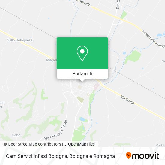 Mappa Cam Servizi Infissi Bologna