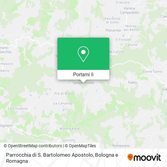 Mappa Parrocchia di S. Bartolomeo Apostolo