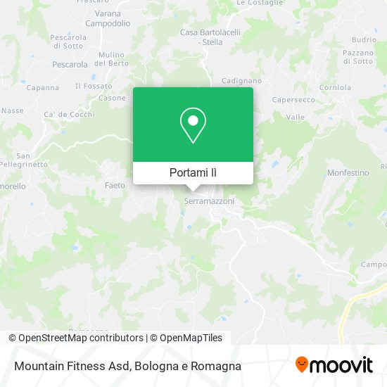 Mappa Mountain Fitness Asd