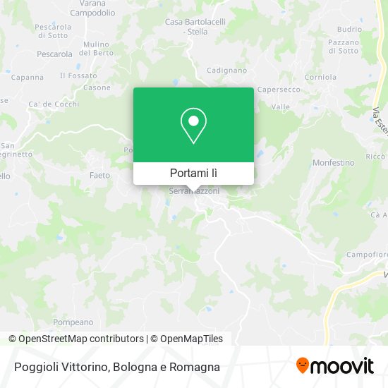 Mappa Poggioli Vittorino