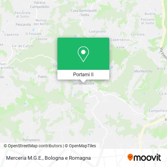 Mappa Merceria M.G.E.