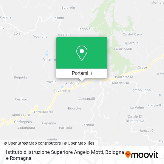 Mappa Istituto d'Istruzione Superiore Angelo Motti