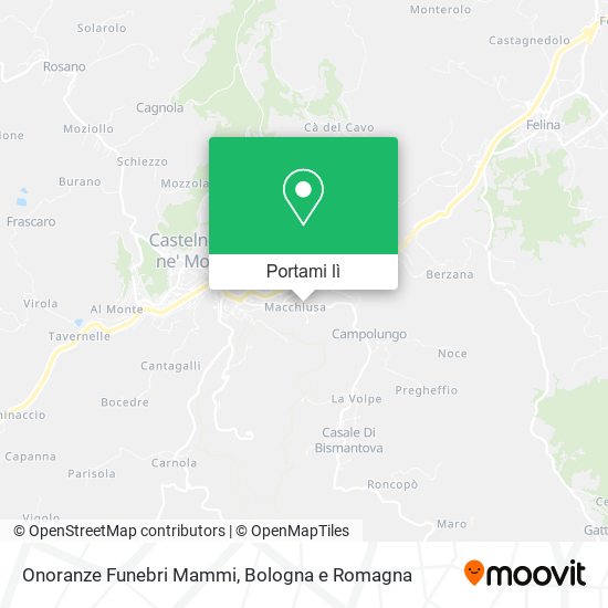 Mappa Onoranze Funebri Mammi
