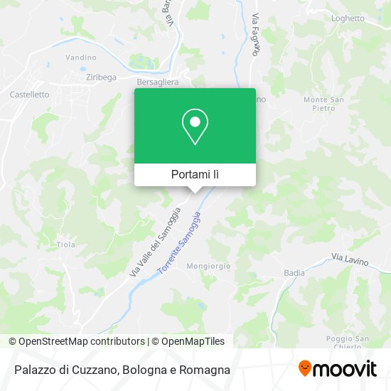 Mappa Palazzo di Cuzzano