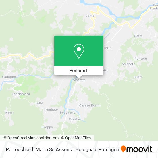 Mappa Parrocchia di Maria Ss Assunta