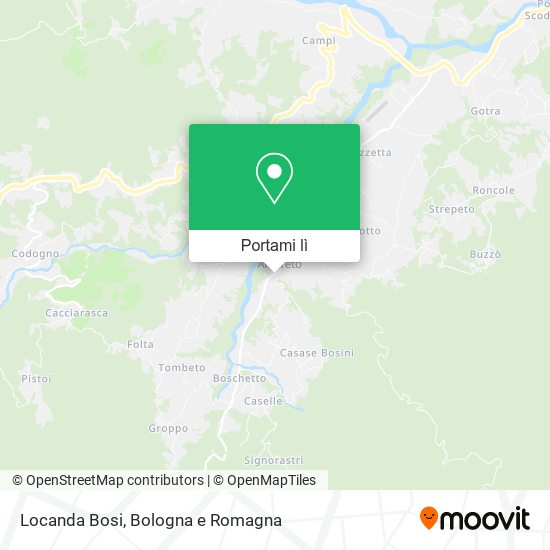 Mappa Locanda Bosi