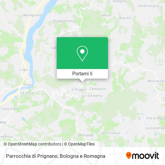 Mappa Parrocchia di Prignano