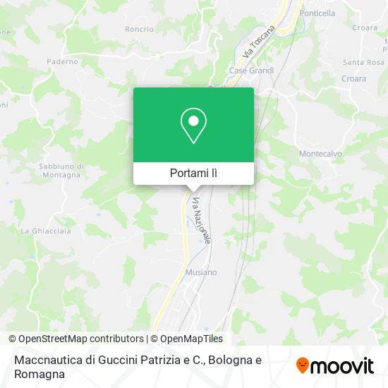 Mappa Maccnautica di Guccini Patrizia e C.