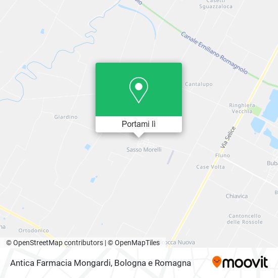 Mappa Antica Farmacia Mongardi