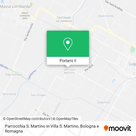 Mappa Parrocchia S. Martino in Villa S. Martino