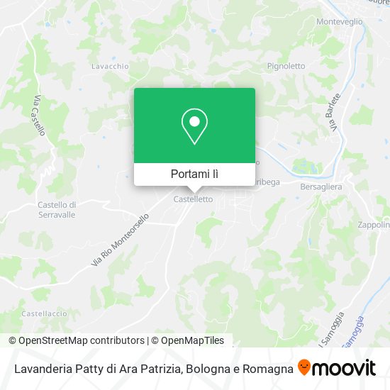 Mappa Lavanderia Patty di Ara Patrizia