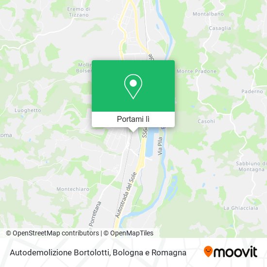 Mappa Autodemolizione Bortolotti