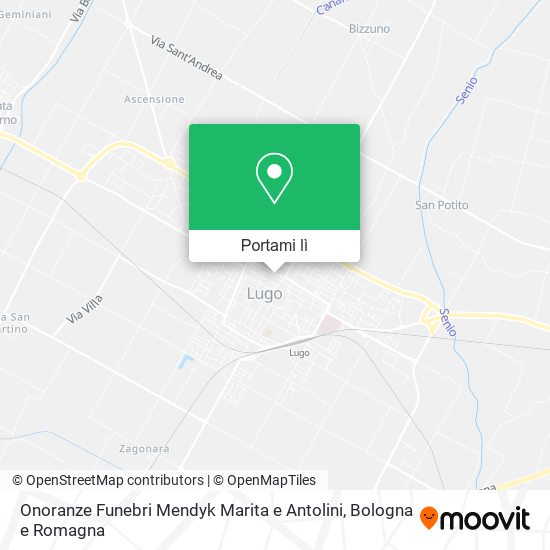 Mappa Onoranze Funebri Mendyk Marita e Antolini