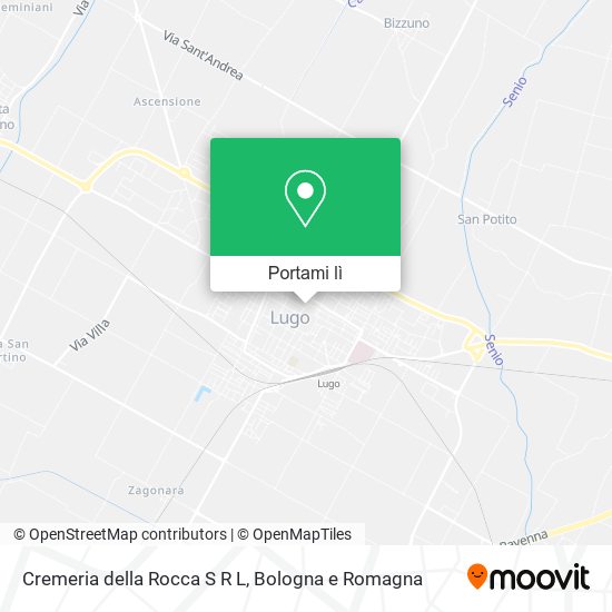 Mappa Cremeria della Rocca S R L