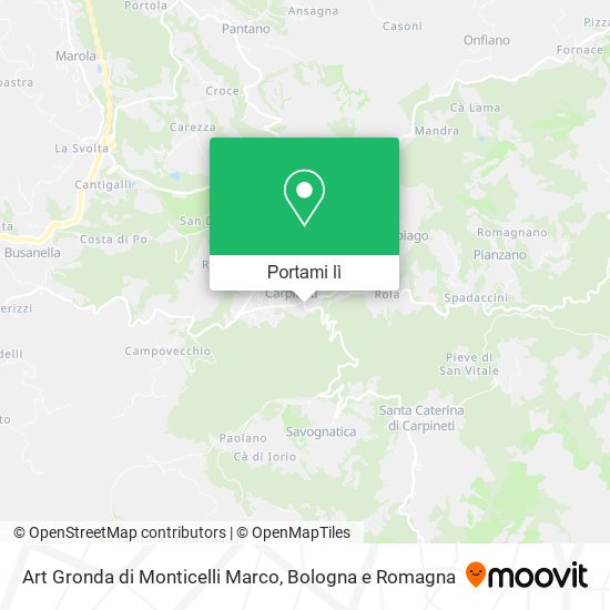 Mappa Art Gronda di Monticelli Marco
