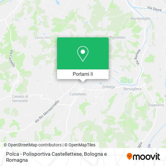 Mappa Polca - Polisportiva Castellettese