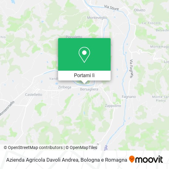 Mappa Azienda Agricola Davoli Andrea