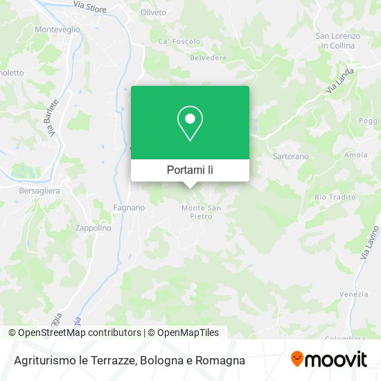 Mappa Agriturismo le Terrazze