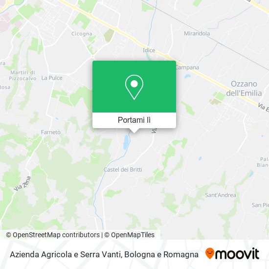 Mappa Azienda Agricola e Serra Vanti