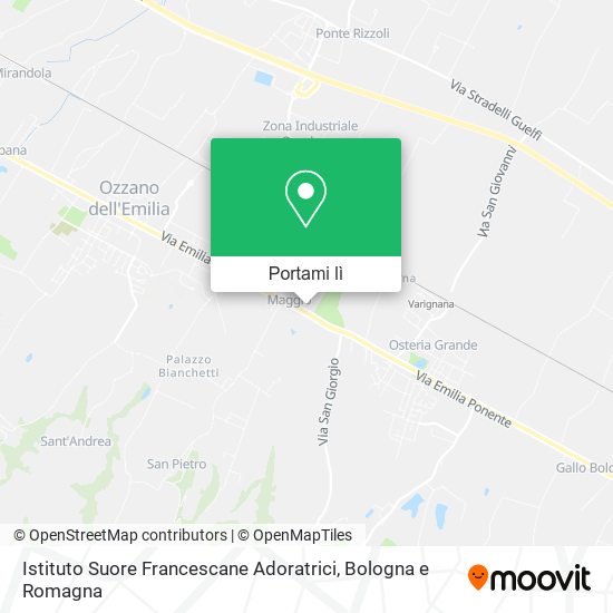 Mappa Istituto Suore Francescane Adoratrici