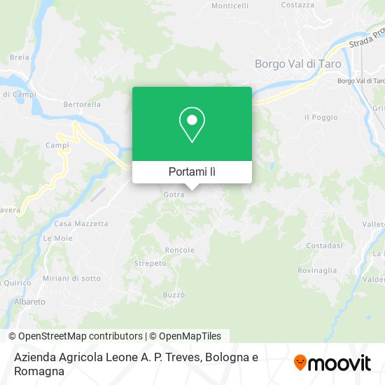 Mappa Azienda Agricola Leone A. P. Treves