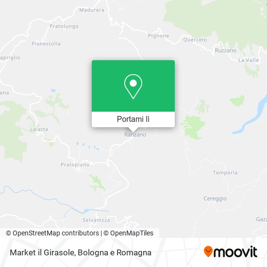 Mappa Market il Girasole