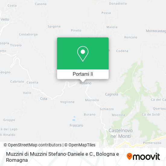 Mappa Muzzini di Muzzini Stefano-Daniele e C.