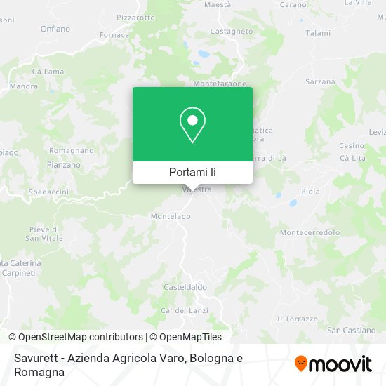 Mappa Savurett - Azienda Agricola Varo