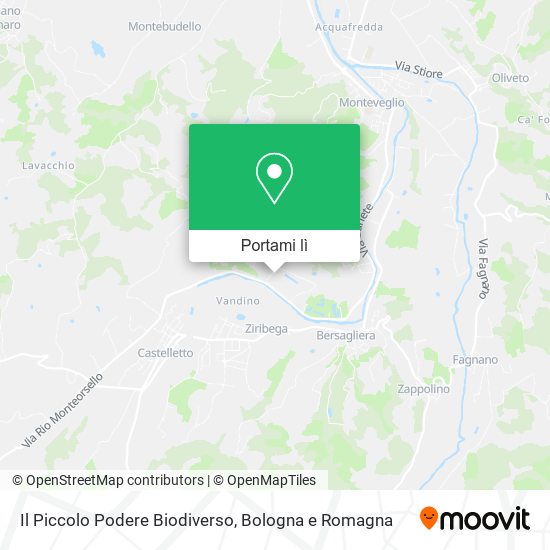Mappa Il Piccolo Podere Biodiverso