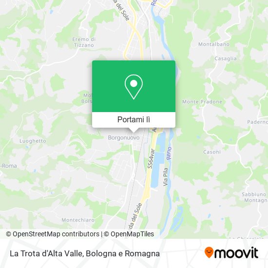 Mappa La Trota d'Alta Valle