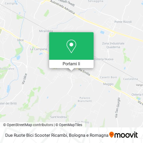 Mappa Due Ruote Bici Scooter Ricambi