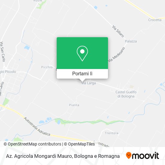 Mappa Az. Agricola Mongardi Mauro