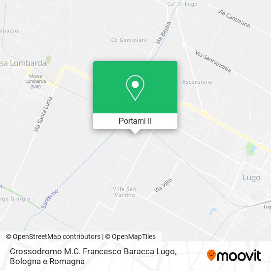 Mappa Crossodromo M.C. Francesco Baracca Lugo