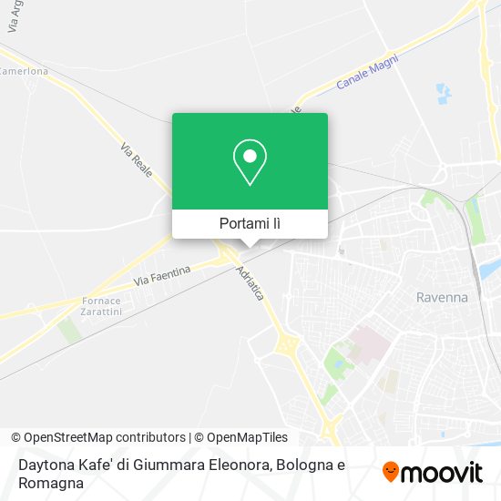 Mappa Daytona Kafe' di Giummara Eleonora