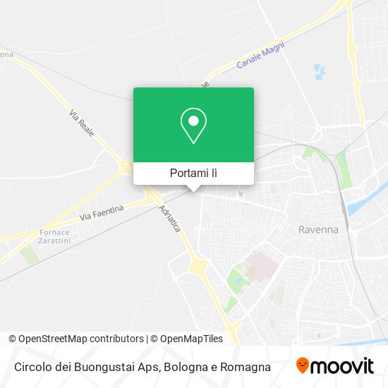 Mappa Circolo dei Buongustai Aps