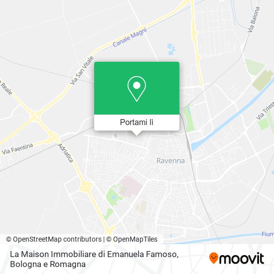 Mappa La Maison Immobiliare di Emanuela Famoso