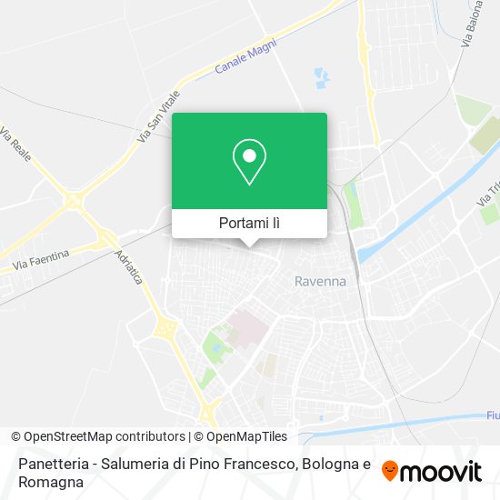 Mappa Panetteria - Salumeria di Pino Francesco