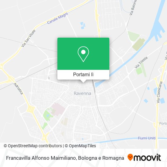 Mappa Francavilla Alfonso Maimiliano