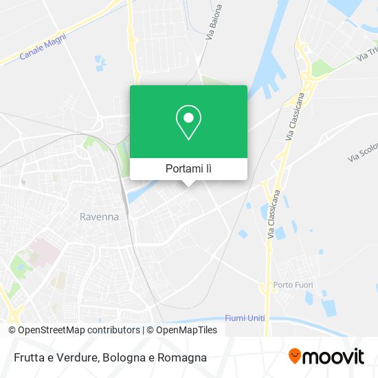 Mappa Frutta e Verdure