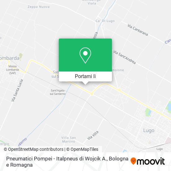 Mappa Pneumatici Pompei - Italpneus di Wojcik A.