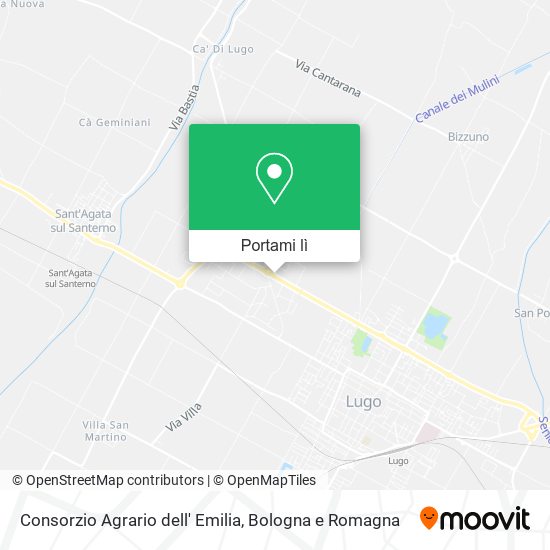 Mappa Consorzio Agrario dell' Emilia