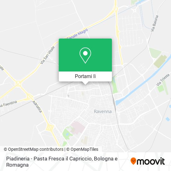 Mappa Piadineria - Pasta Fresca il Capriccio