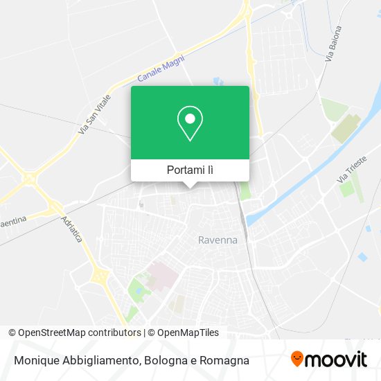 Mappa Monique Abbigliamento