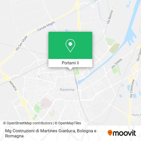 Mappa Mg Costruzioni di Martines Gianluca