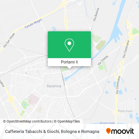 Mappa Caffeteria Tabacchi & Giochi
